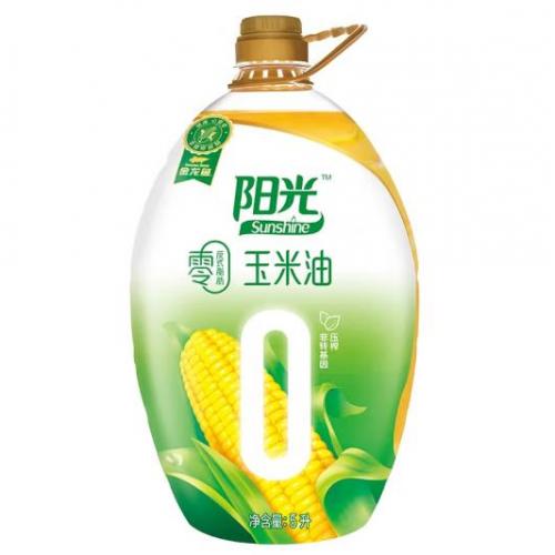 金龙鱼 食用油 非转基因压榨 阳光零反式脂肪玉米油5L（富含维生素E）（新老包装随机发货）